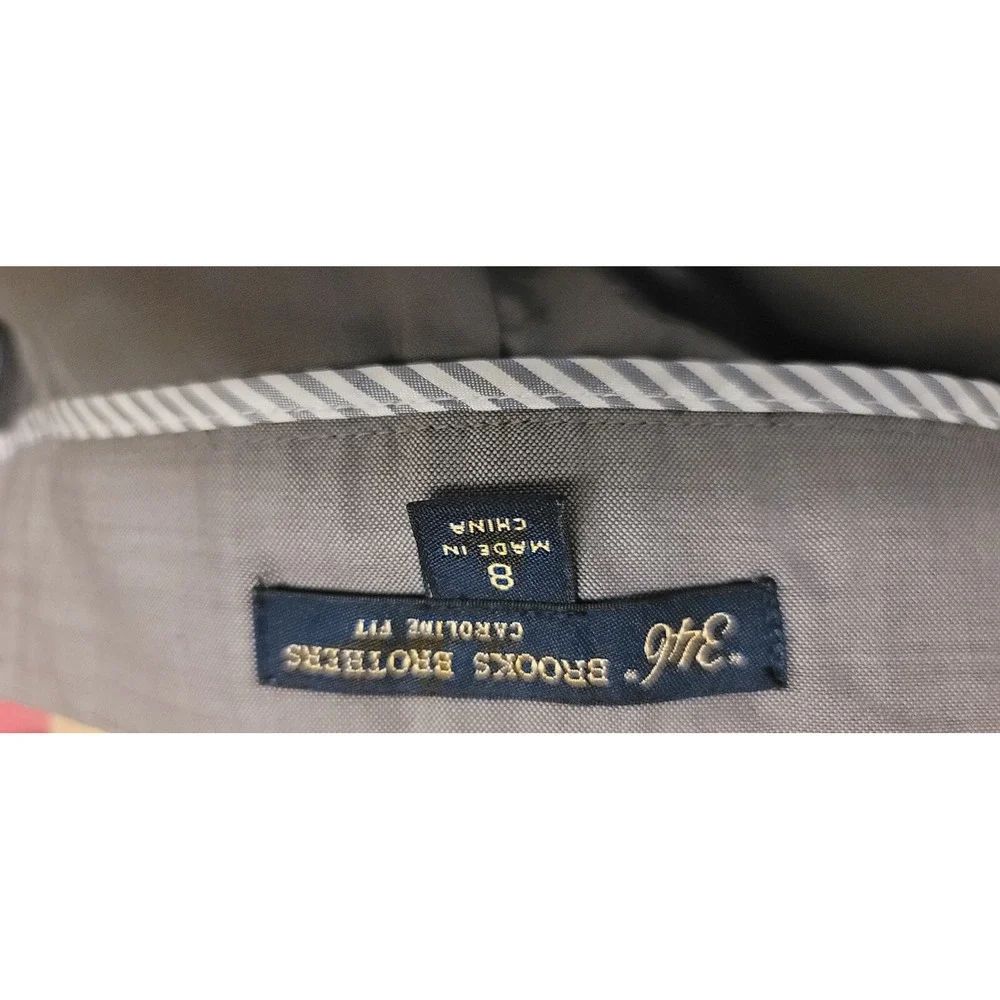 Brooks Brothers Women's Pants Sz 8 Caroline‎ Mid Rise Tapered Gray 32x28 Career